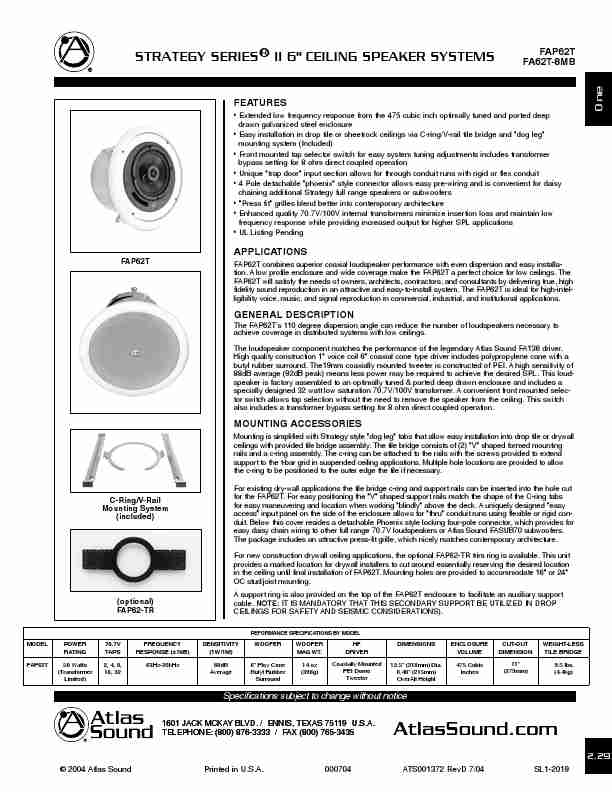 Atlas Sound Speaker FAP62T-page_pdf